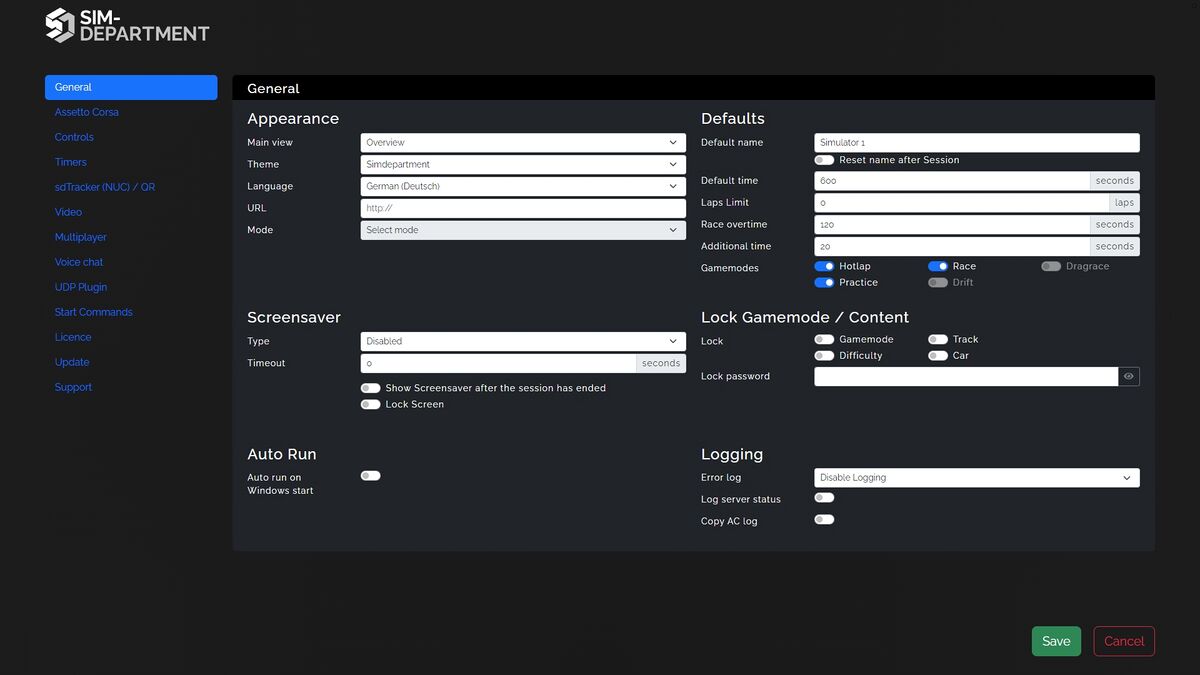 File:Launcher Settings General.jpg - Sim-Department Software